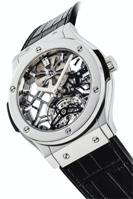 2020 HGK 18894 2292 000hublot A Very Rare Platinum Limited Edition Skeletonised Tourbillon Wr125930 Scaled