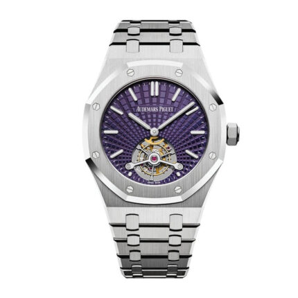 Audemars Piguet Royal Oak Tourbillon Extra Thin Stainless Steel Purple Index Steel 41mm 26522ST.OO .1220ST.01 1