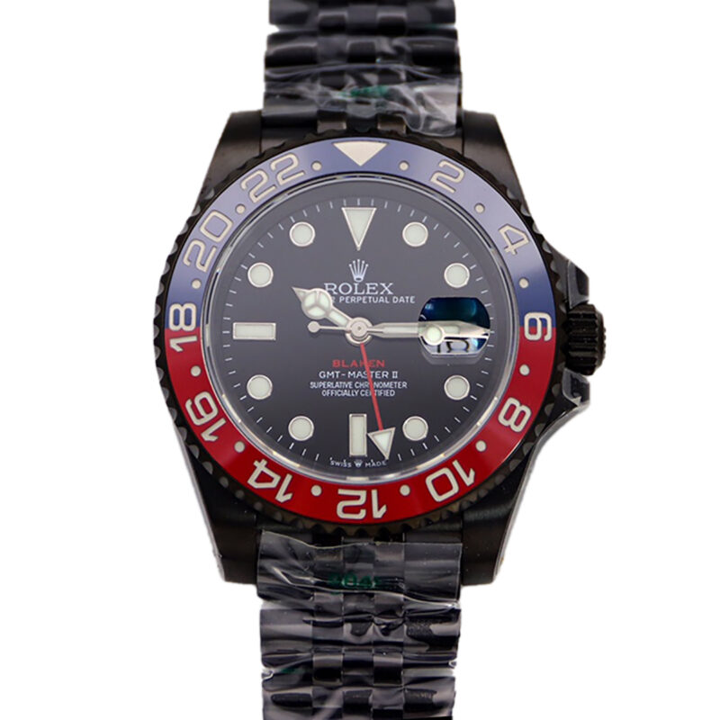 Rolex Blaken 126710BLRO-0001 Pepsi Black Dial Super Clone