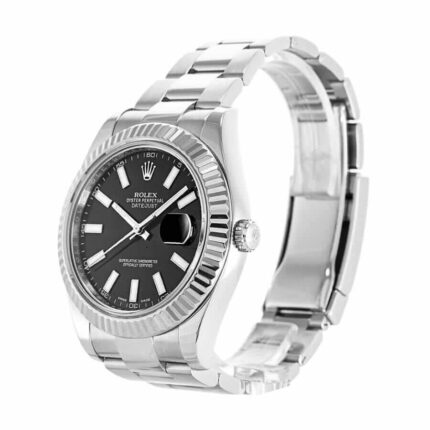 Rolex Datejust II Black Dial Replica Left 1