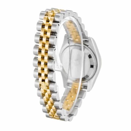 Rolex Datejust Silver Diamond Replica Back 3