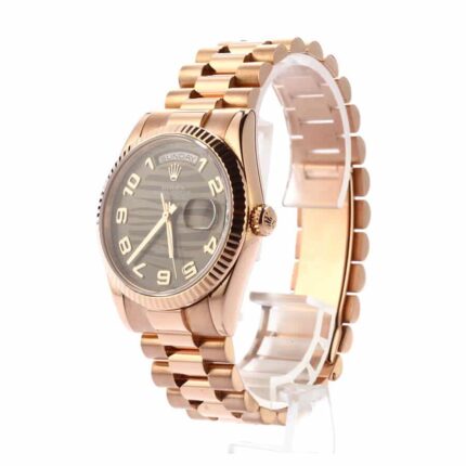 Rolex Day Date Bronze Wave Dial Replica Left 1