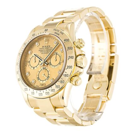 Rolex Daytona Champagne Diamond Replica Left 1