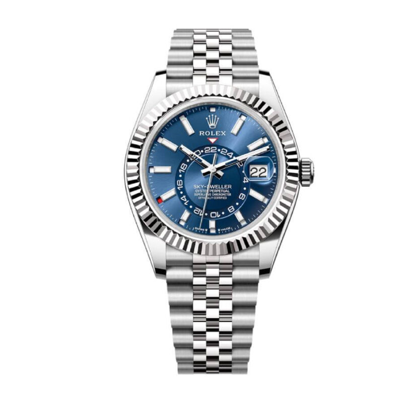 Rolex Sky-Dweller Blue Dial Stainless Steel 336934 Jubilee Super Clone