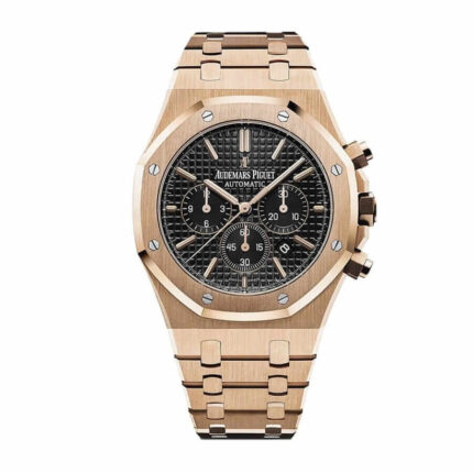 Audemars Piguet Rose Gold Royal Chronograph Black Dial 26320or Oo 1220or 01 Replica 1