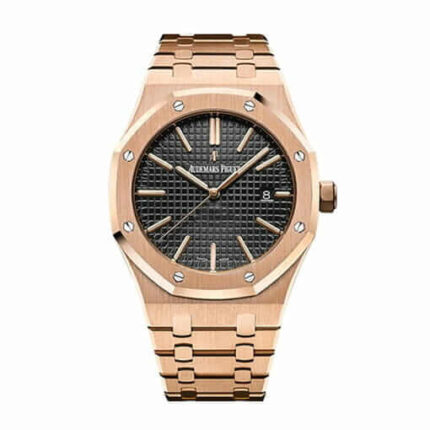 Audemars Piguet Royal Oak Automatic Black Dial 18kt Rose Gold Unitedluxury Man 1 1