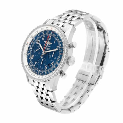Breitling Navitimer 01 Blue Dial Limited Edition Ab0121c4 C920 447a Unworn 1