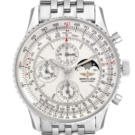 Breitling Navitimer Montbrillant Olympus Moonphase Mens Watch A19340 33155 26551