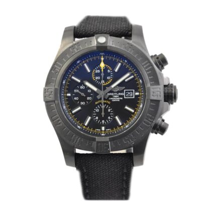 Breitling Super Avenger Ii Chrono Black Steel Limited M133711a Bf30 Replica 1