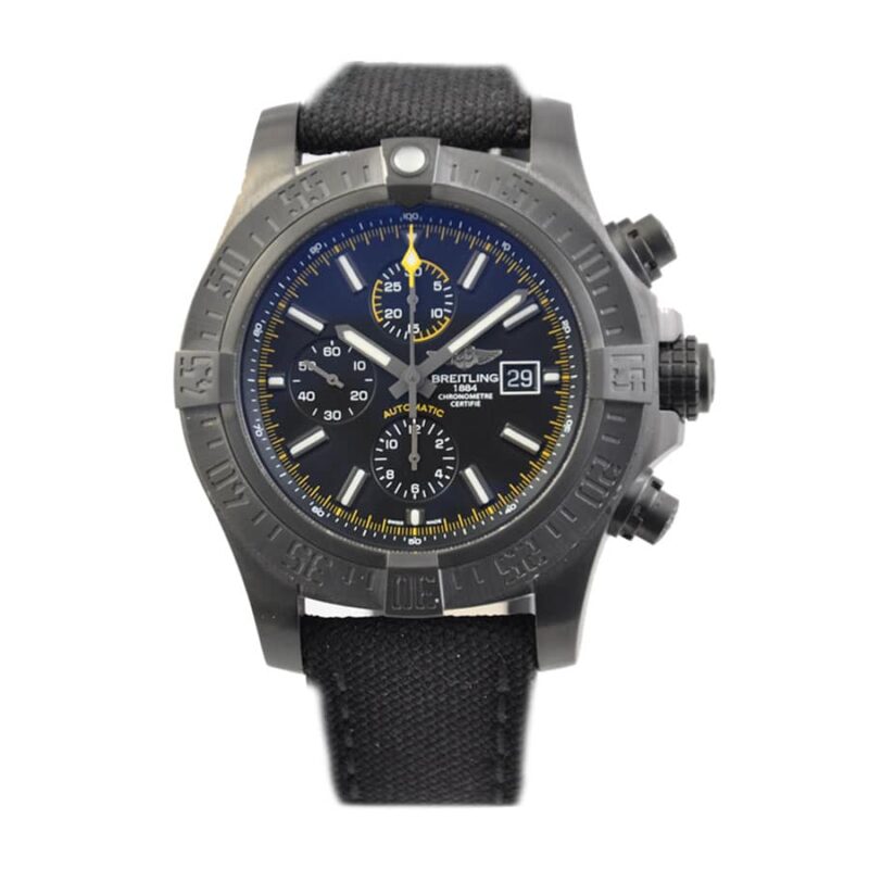 Breitling Super Avenger II Black Steel M133711A/BF30 Replica