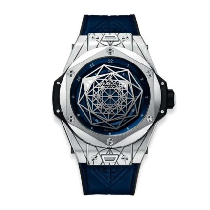 Hublot Big Bang Sang Bleu Titanium Blue Watch 415 Nx 7179 Vr Mxm18 Replica 1 1