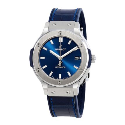 Hublot Classic Fusion Automatic Blue Sunray Dial Titanium 565 Nx 7170 Lr 1