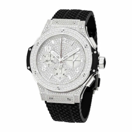 Hublot Classic Fusion Chronograph With Diamond Silver Dial Replica 1 1