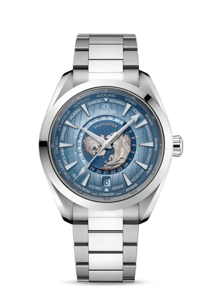 Omega Seamaster Aqua Terra 150m Co Axial Master Chronometer Gmt Worldtimer 43 Mm 22010432203002 L