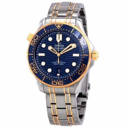 Omega Seamaster Blue Steel And 18k Yellow Gold 210.20.42.20.03.001 1