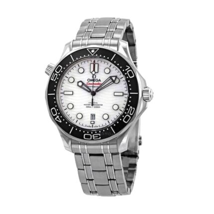 Omega Seamaster Diver Steel 210 30 42 20 04 001 White Dial Replica5 1