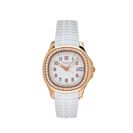 Patek Philippe Aquanaut Luce 5268 200r 001 Rose Gold Diamond Bezel White Dial Patek Philippe 40263235174644 600x