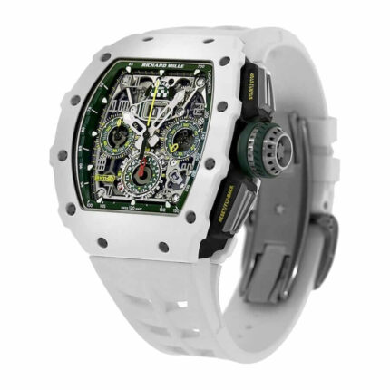 Richard Mille Le Mans Classic White Atz Ceramic Chronograph Rm11 03 2