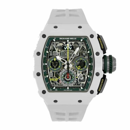 Richard Mille Le Mans Classic White Atz Ceramic Chronograph Rm11 03 Replica 2