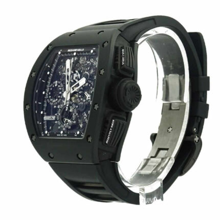 Richard Mille Rm011 Fm Black Phantom Carbon Fiber Skeleton Dial Replica 1 2