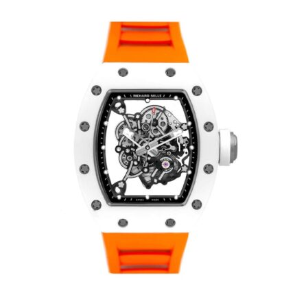 Richard Mille Rm055 Kv V2 White Ceramic Skeleton Dial Replica 2 2