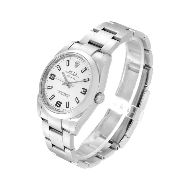 Rolex Air King Stainless Steel White Dial 114200 3 1