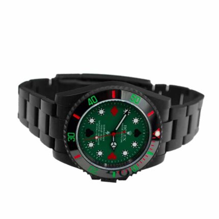 Rolex Black Venom Submariner Poker Green Dial 114060 R 1