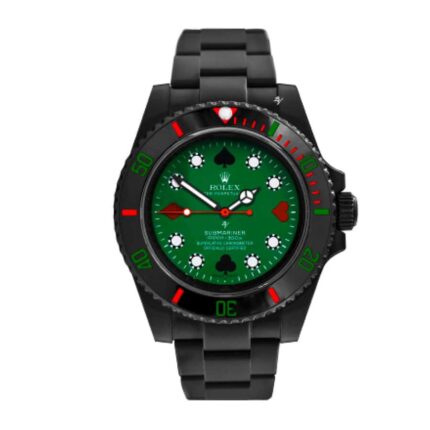 Rolex Black Venom Submariner Poker Green Dial 114060 Replica 1