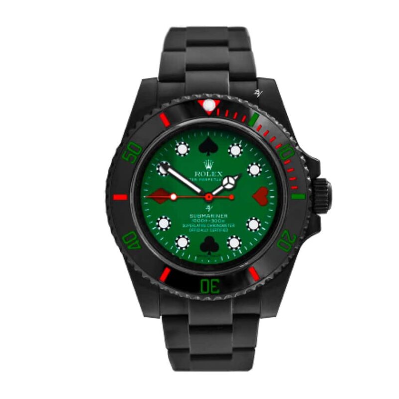 Rolex Blaken Submariner Poker Green Dial 114060 Super Clone