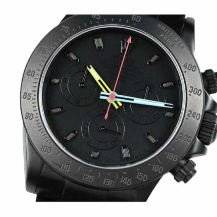 Rolex Blaken Daytona Date Black Dial 11652 1