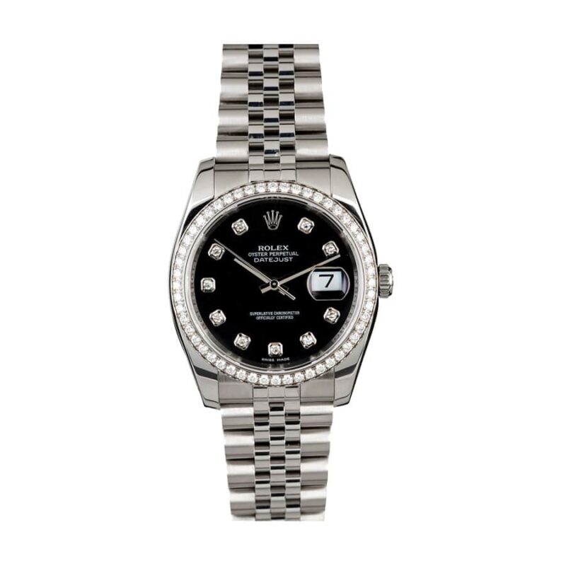 Rolex Datejust 116234 Stainless Steel Black Dial Super Clone