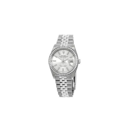 Rolex Datejust 116284 Diamond Bezel Silver Dial Replica 1 2