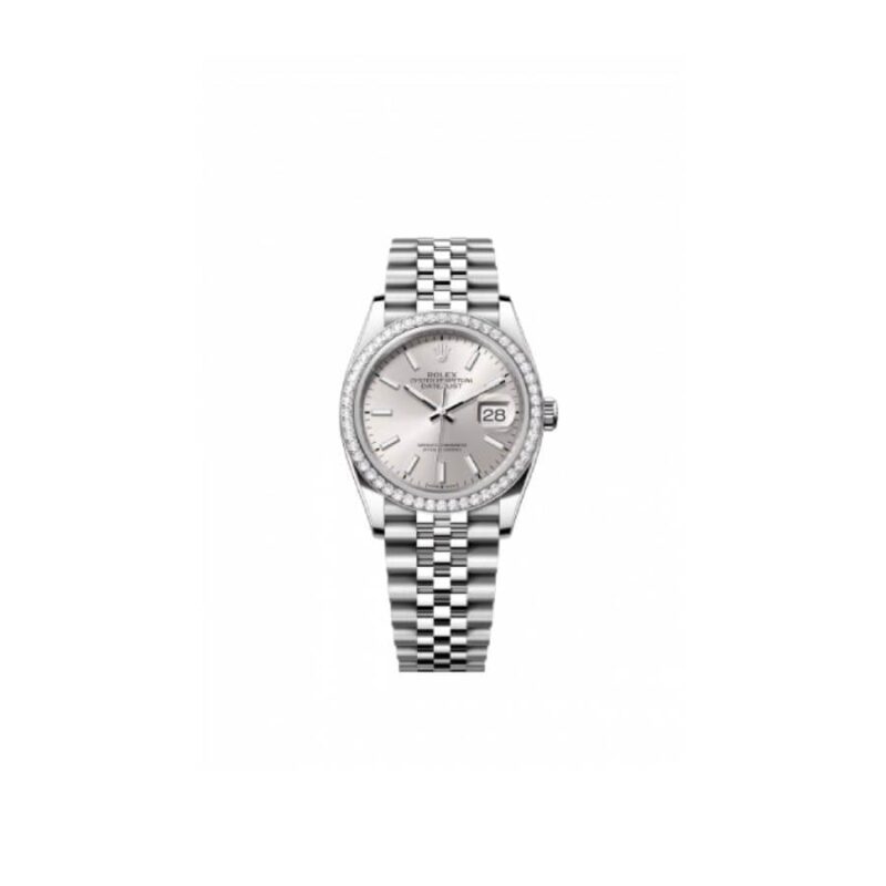 Rolex Datejust 116284 Diamond Bezel Silver Dial Super Clone