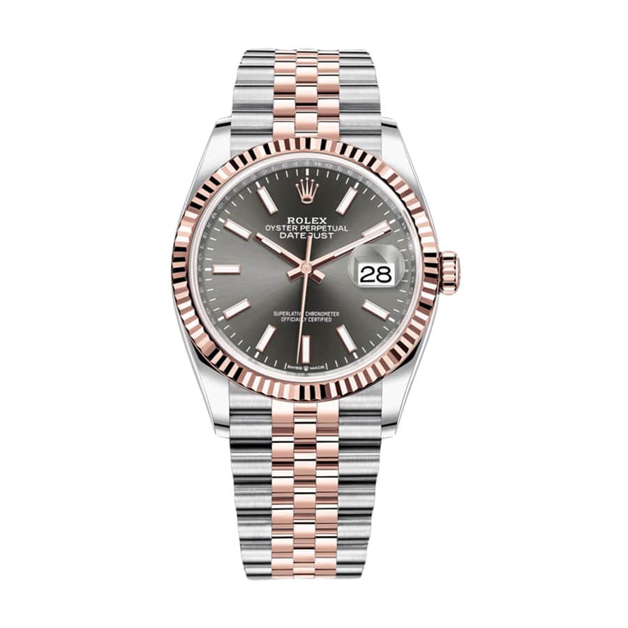 rolex-datejust-126231-36mm-steel-gold-automatic-grey-dial-1 Rolex Datejust 126231 36mm Steel Gold Automatic Grey Dial 1