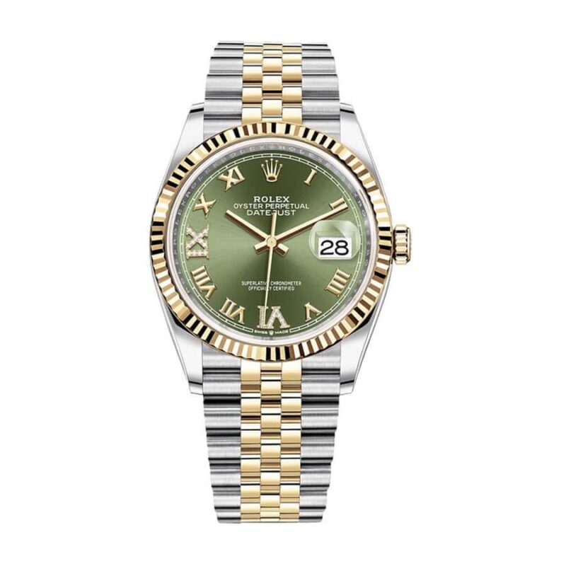 Rolex Datejust 126283RBR Green Roman Dial Super Clone