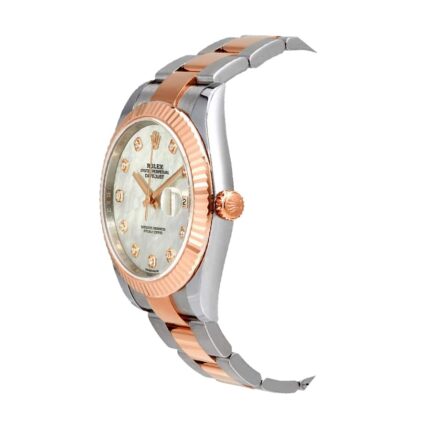 Rolex Datejust 126331 Everose Gold Automatic Mother Pearl Diamond Dial Replica 1
