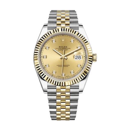 Rolex Datejust 126333 Steel Yellow Gold Diamond Jubilee Replica 2