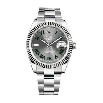 Rolex Datejust 126334 41mm Wimbledon Steel Automatic Grey Dial 1