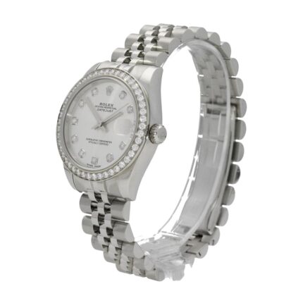 Rolex Datejust 178384 White Gold Automatic Black Diamond Dial 1 1