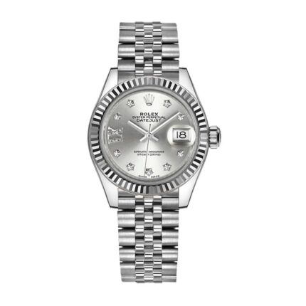 Rolex Datejust 28mm 279174 Steel White Gold Automatic Silver Dial 1