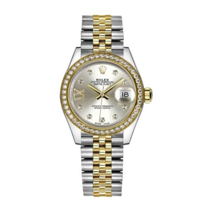 Rolex Datejust 28mm 279383rbr Yellow Gold Automatic Champagne Diamond Dial 1 1