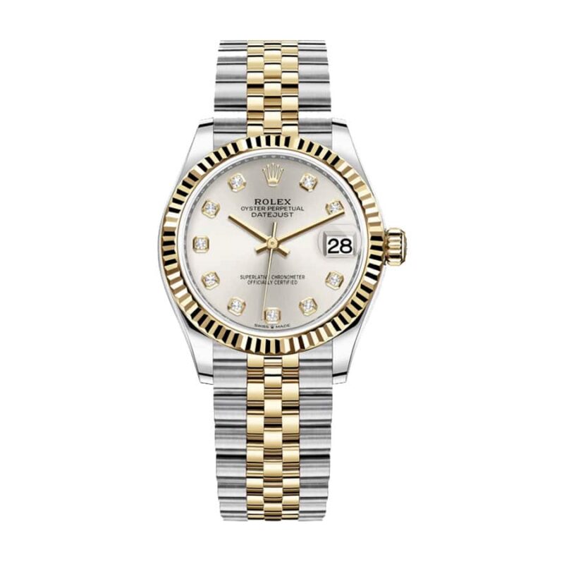Rolex Datejust 31mm 278273 Steel And Yellow Gold Automatic Silver With Diamond Dial 1 1