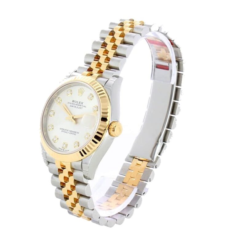 Rolex Datejust 31mm 278273 Steel And Yellow Gold Automatic Silver With Diamond Dial Replica 2 1
