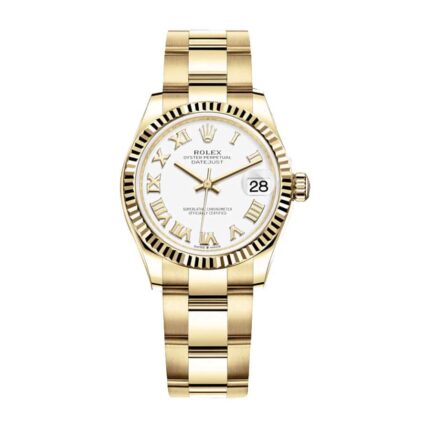 Rolex Datejust 31mm 278278 Yellow Gold Automatic White Dial 1