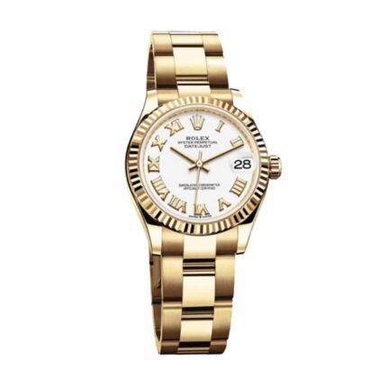 Rolex Datejust 31mm 278278 Yellow Gold Automatic White Dial Replica 2