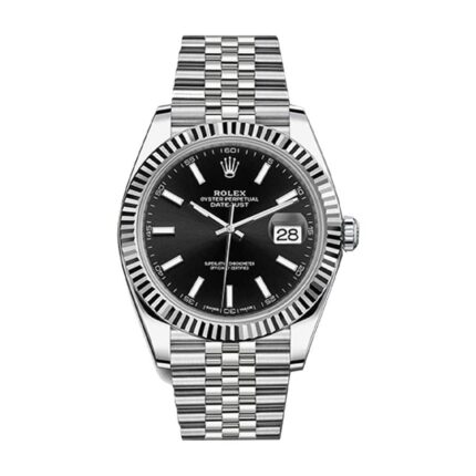 Rolex Datejust 33mm 126234 2019 Model White Gold Black Dial 1