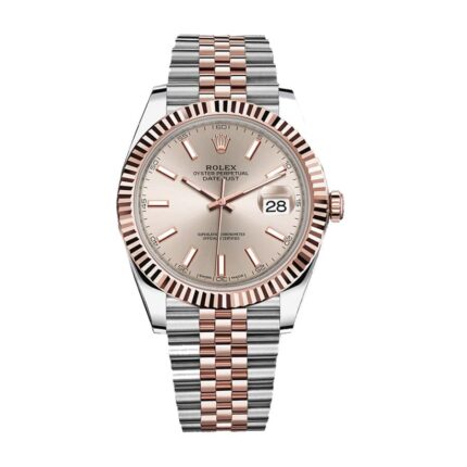 Rolex Datejust 41mm 126331 Sundust Rose Gold Jubilee Gold Dial 1 1