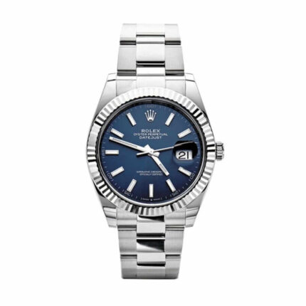 Rolex Datejust Blue Dial Steel Replica Watch 2