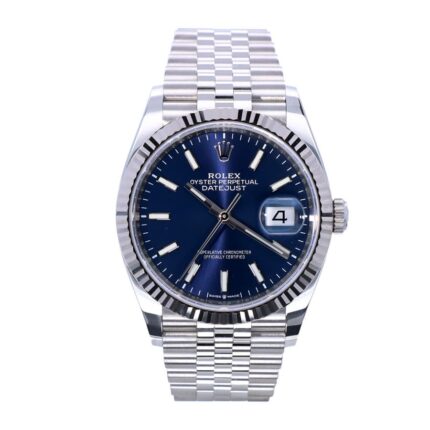 Rolex Datejust Oyster Datejust Ii Steel White Gold 126234 Blue Dial Replica 1