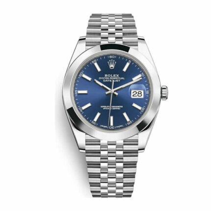 Rolex Datejust Oyster Datejust Ii Steel White Gold 126234 Blue Dial Replica Main 2